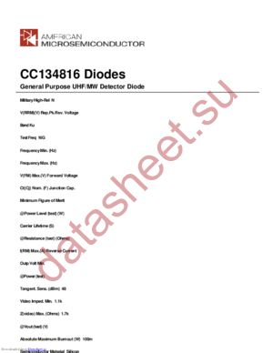 CC134816 datasheet  