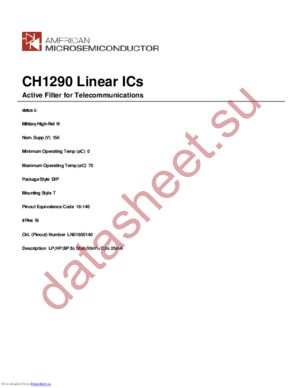 CH1290 datasheet  