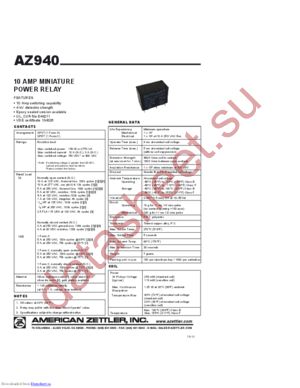 AZ940-1A-24DEF datasheet  