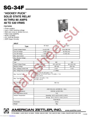 SG-34FD480A40PS datasheet  