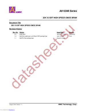 A615308S-12F datasheet  