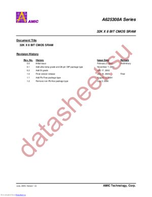 A625308AM-70SIF datasheet  
