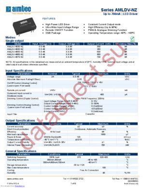 AMLDV-4850-NZ datasheet  