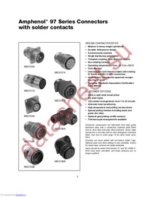 97-3106A14S-9S-639 datasheet  