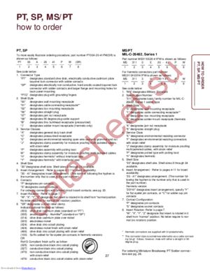 PT02A1418S023 datasheet  