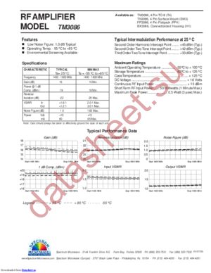 TM3086 datasheet  