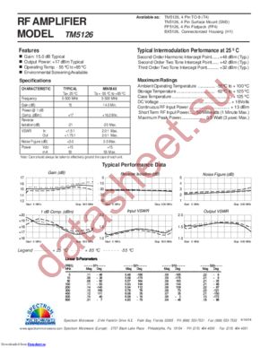 TM5126 datasheet  