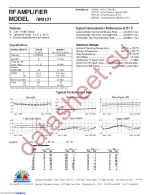 TM5131 datasheet  