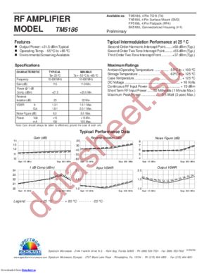 TM5186 datasheet  