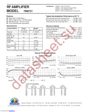 TM9731 datasheet  