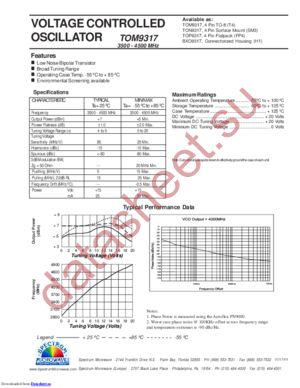 TOM9317 datasheet  