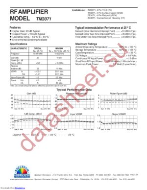 TM3071 datasheet  