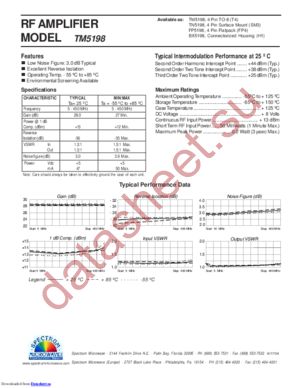 TM5198 datasheet  