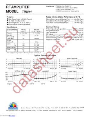 TM5814 datasheet  