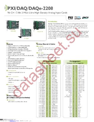 DAQ-2208 datasheet  