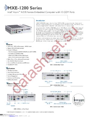 MXE-1212/485/320GBHDD datasheet  