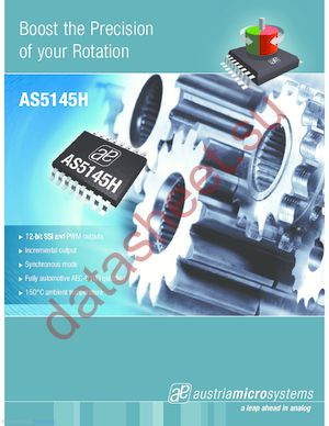 AS5145A-HSST-500 datasheet  