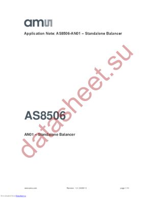 AS8506-DK-ST datasheet  