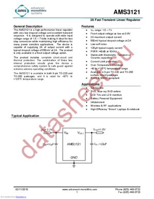 ams3121 datasheet  