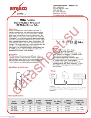 MBA-8-24 datasheet  