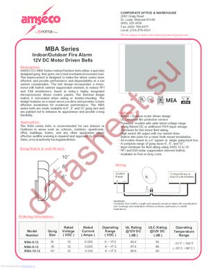 MBA8-12/PBD-128 datasheet  