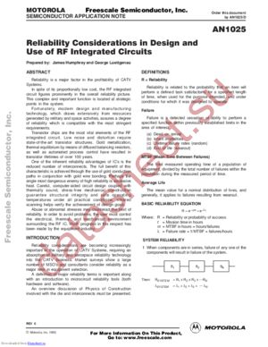 AN1025 datasheet  