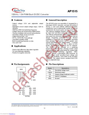 AP1515-33S datasheet  