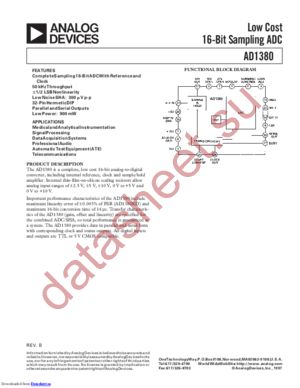 AD1380K datasheet  