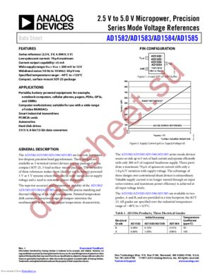 AD1584ARTZ-R2 datasheet  