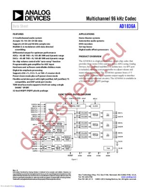 AD1836AASZRL datasheet  