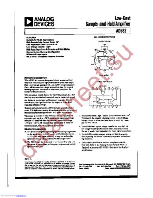 AD582SD/883B datasheet  