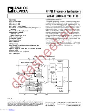 ADF411813 datasheet  