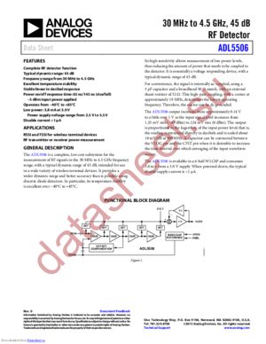 ADL5506ACBZ-R7 datasheet  