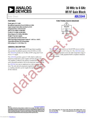 ADL5544ARKZ-R7 datasheet  