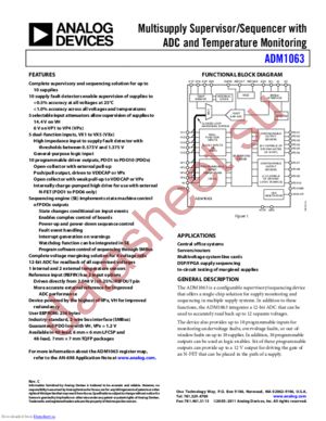 ADM1063ASUZ-REEL7 datasheet  