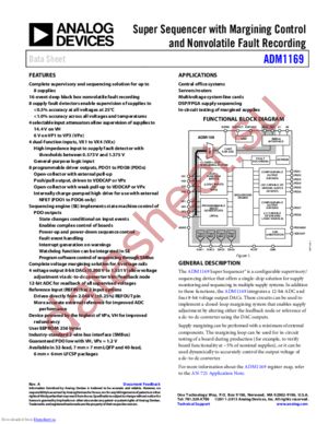 ADM1169ACPZ datasheet  