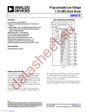 ADN4670BCPZ-REEL7 datasheet  