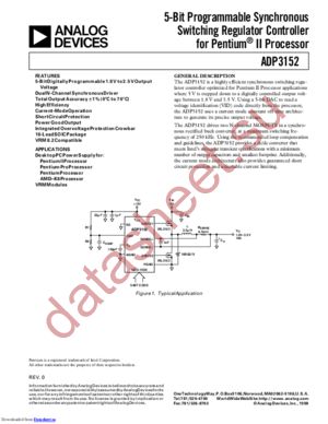 ADP3152AR-REEL datasheet  