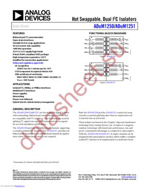 ADUM1250WSRZ-RL7 datasheet  