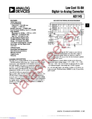 AD1145B datasheet  