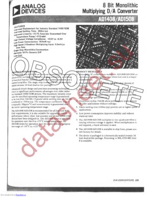 AD1508-9DI/883B datasheet  