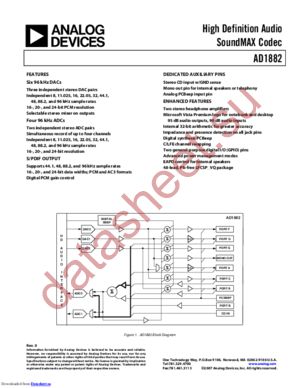 AD1882JCPZ-RL1 datasheet  