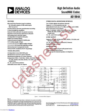 AD1984AJCPZ-RL1 datasheet  