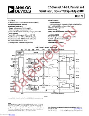 AD5378ABCZ1 datasheet  