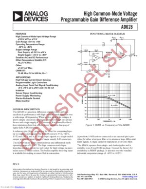 AD628ARN datasheet  