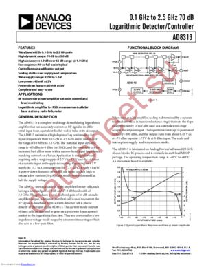 AD8313ARMZ-REEL71 datasheet  