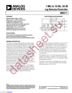 AD8317 datasheet  