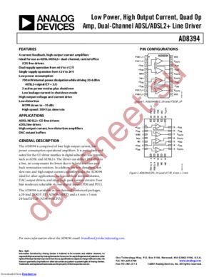 AD8394 datasheet  