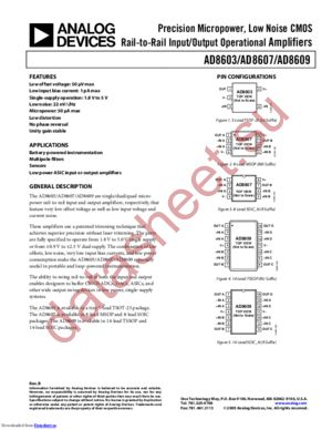 AD8603_05 datasheet  