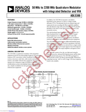 ADL5386-EVALZ1 datasheet  